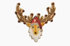 Henry Handwork Place Settings & Linens|Antlers Ornament