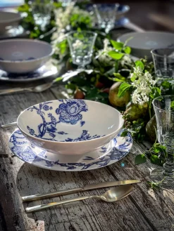 Caskata Dinnerware|Arcadia Coupe Soup Bowl Blue