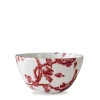 Caskata Dinnerware|Arcadia Crimson Tall Cereal Bowl