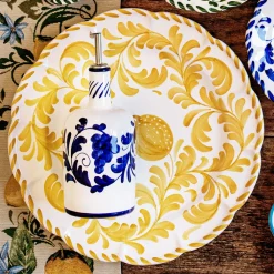 VIETRI Dinnerware|Arezzo Yellow Round Platter