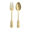 Fortessa Flatware|Ashton Brushed Gold 2-Piece Flatware Set