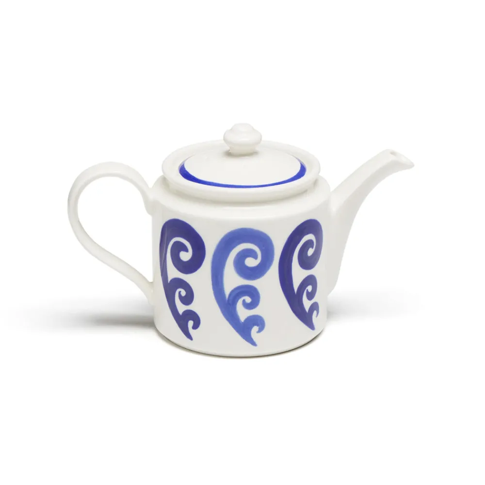 Themis Z Dinnerware|Athenee Peacock Two Tone Blue Tea Set