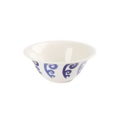 Themis Z Dinnerware|Athenee Two Tone Blue Peacock Salad Bowl