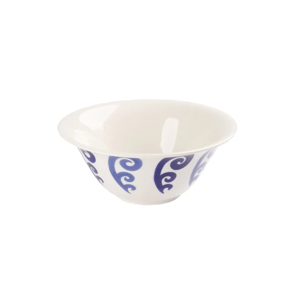 Themis Z Dinnerware|Athenee Two Tone Blue Peacock Salad Bowl