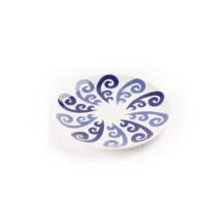 Themis Z Dinnerware|Athenee Two Tone Blue Peacock Dessert Plate