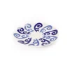 Themis Z Dinnerware|Athenee Two Tone Blue Peacock Dinner Plate