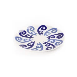 Themis Z Dinnerware|Athenee Two Tone Blue Peacock Dinner Plate