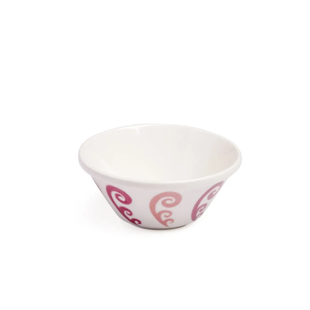 Themis Z Dinnerware|Athenee Two Tone Pink Peacock Bowl