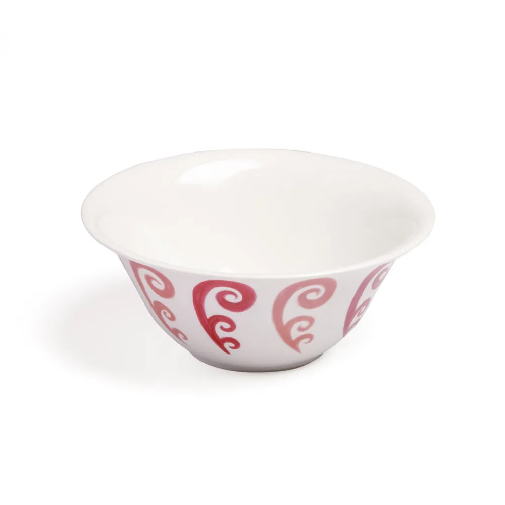Themis Z Dinnerware|Athenee Two Tone Pink Peacock Salad Bowl