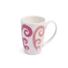 Themis Z Dinnerware|Athenee Two Tone Pink Peacock Mug