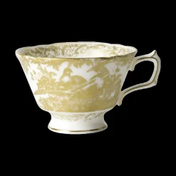 Royal Crown Derby Dinnerware|Aves Gold Tea Cup & Saucer