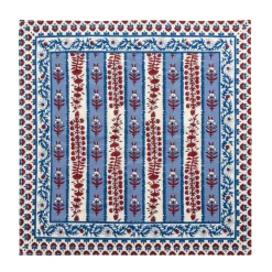 Couleur Nature Place Settings & Linens|Avignon Napkins Red & Blue, Set of 6