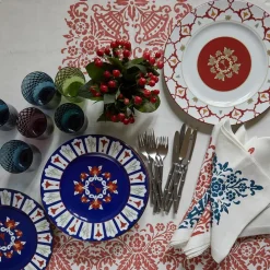 Cabana Glassware|Balloton Water Glass in Blue