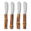 AERIN Flatware|Bamboo Cheese Spreaders, Set of 4