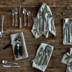 Juliska Flatware|Bamboo 20-Piece Place Setting in Black