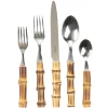 Juliska Flatware|Bamboo 20-Piece Place Setting in Natural