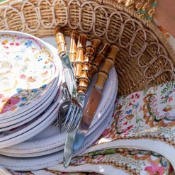 Juliska Flatware|Bamboo 20-Piece Place Setting in Natural