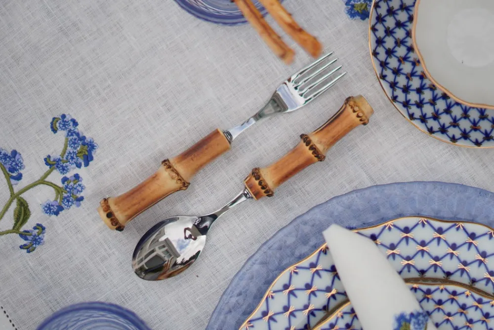 CAPDECO Flatware|Bamboo Place Setting, Set of 5