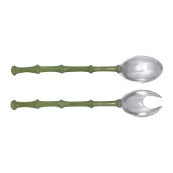 Mariposa Flatware|Bamboo Salad Servers