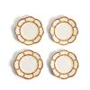 Two's Company Dinnerware|Bamboo Touch Salad / Dessert Plate, Set of 4