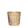 Kim Seybert Glassware|Bamboo Tumbler in Gold, Set of 4