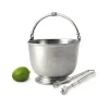 Match Bar|Silver|Bar Ice Bucket with Tongs Set, Set of 2