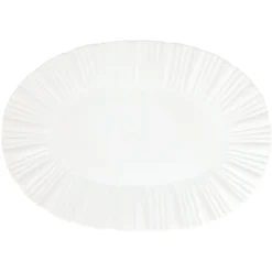 VIETRI Dinnerware|Bari White Oval Platter