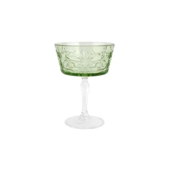 VIETRI Glassware|Barocco Mint Green Coupe Champagne Glass