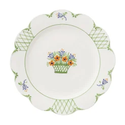 Este Ceramiche Dinnerware|Basket Dinner Plate, Set of 6