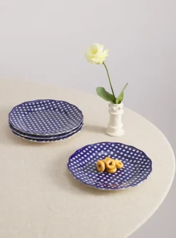 Maison Madison Dinnerware|Beatrix Dessert Plate, Set of 4