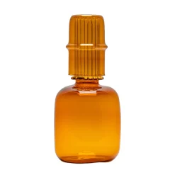 Issy Granger Glassware|Bedside Carafe & Tumbler in Amber