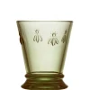 La Rochere Glassware|Bee Tumbler in Olive, Set of 6