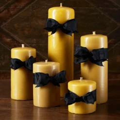 Match Candles|Beeswax Smooth Pillar Candles