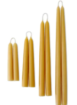 Match Candles|Beeswax Tapers, Set of 2