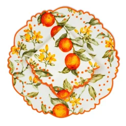 Loulou La Dune Place Settings & Linens|Berenice Orange Blossom Placemat and Napkin Set
