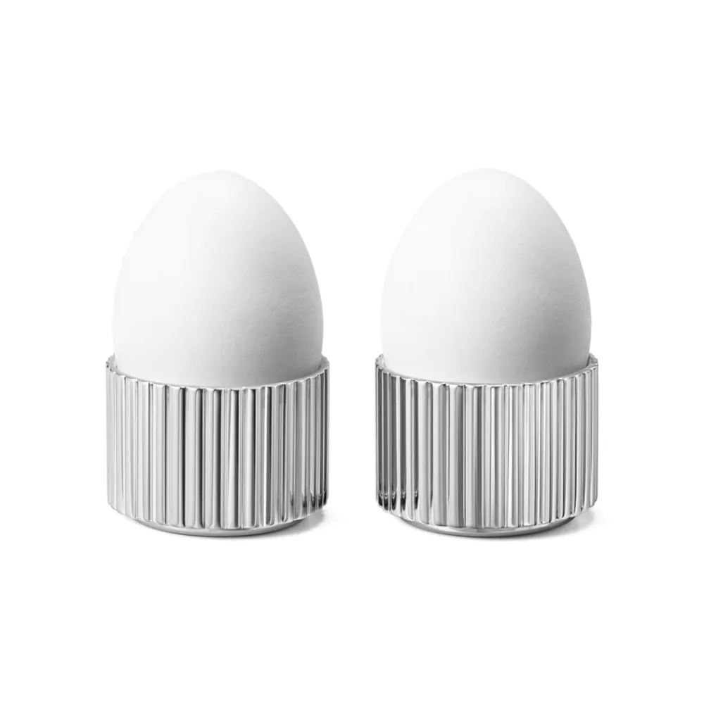 Georg Jensen Silver|Dinnerware|Bernadotte Egg Cup Sterling Silver, Set of 2