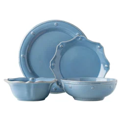 Juliska Dinnerware|Berry & Thread Chambray Place Setting, Set of 4