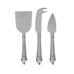 Juliska Flatware|Berry & Thread Cheese Knife Assorted in Polished, Set of 3