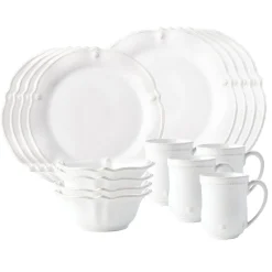 Juliska Dinnerware|Berry & Thread Flared Whitewash 16 pc Set