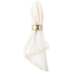 Juliska Place Settings & Linens|Berry & Thread Gold Silver Napkin Ring