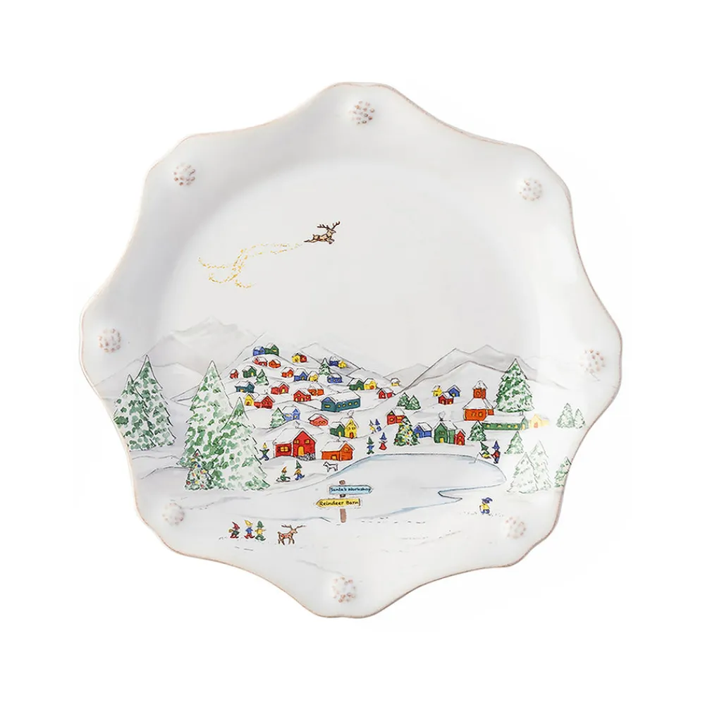 Juliska Dinnerware|Berry & Thread North Pole Dessert or Salad Plate