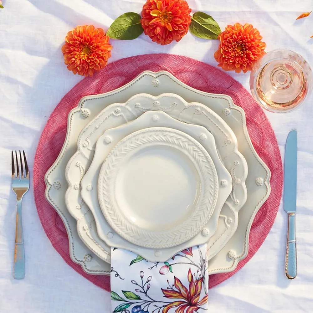 Juliska Dinnerware|Berry & Thread Scalloped Charger/Platter in Whitewash