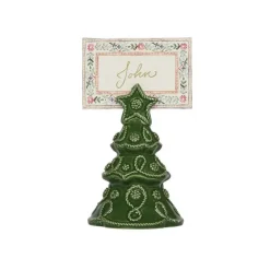 Juliska Place Settings & Linens|Berry & Thread Tree Place Card Holder, Set of 4 in Basil