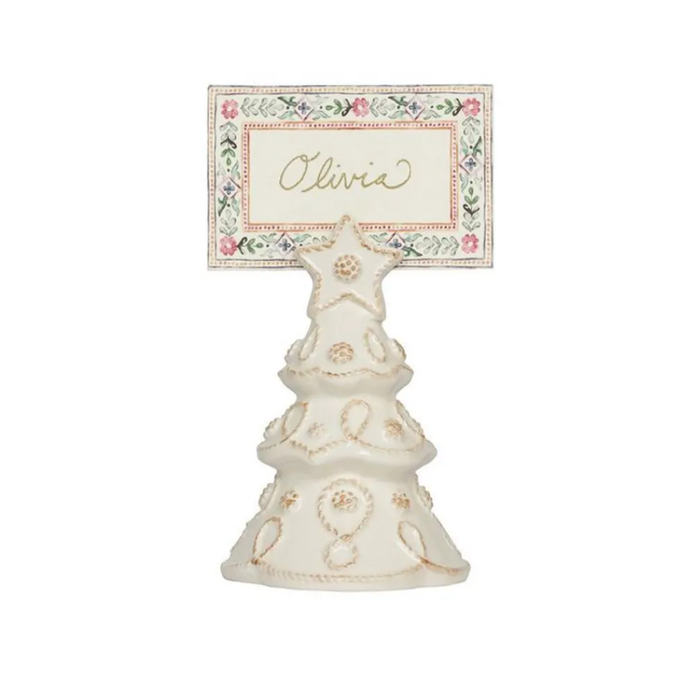 Juliska Place Settings & Linens|Berry & Thread Tree Place Card Holder, Set of 4 in Whitewash