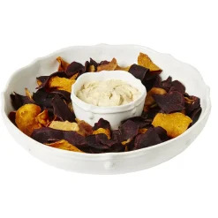 Juliska Dinnerware|Berry & Thread Whitewash Chip 'n Dip