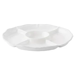 Juliska Dinnerware|Berry & Thread Whitewash Crudité Platter