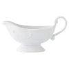 Juliska Dinnerware|Berry & Thread Whitewash Sauce Boat & Stand