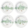 Juliska Dinnerware|Berry and Thread North Pole Cocktail Plate, Set of 4