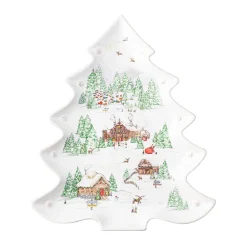 Juliska Dinnerware|Berry and Thread North Pole Small Tree Tray
