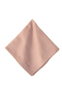 Juliska Place Settings & Linens|Berry Trim Blush Napkin